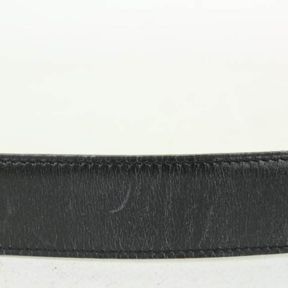 Hermès Black x Brown x Gold 32mm Reversible H Logo